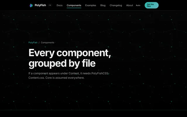 The component gallery